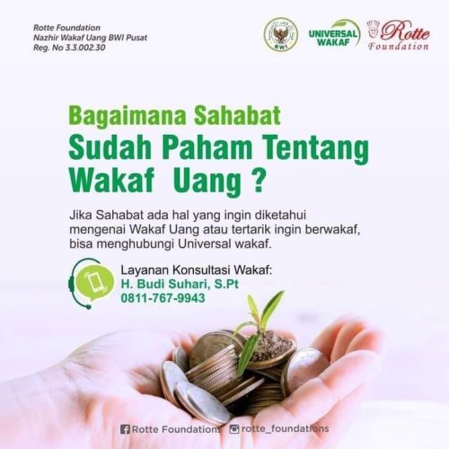 SUDAH PAHAM TENTANG WAKAF UANG?